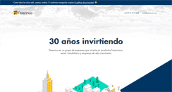 Desktop Screenshot of perennius.es
